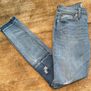 Hudson Girl’s Size‎ (see pics for measurements) Distressed Skinny Raw Edge Jeans